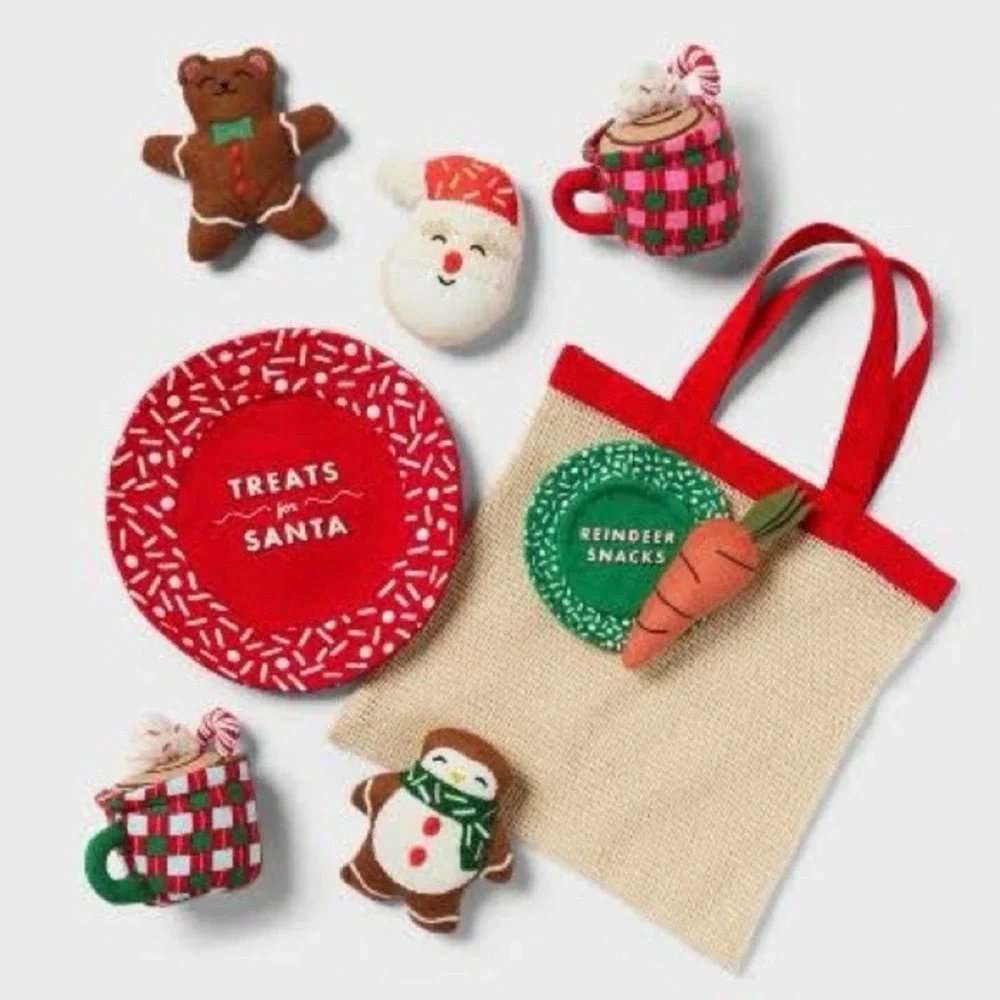 Pillowfort 9 Piece Cocoa for‎ Santa Interactive Play Set Toddler Kids